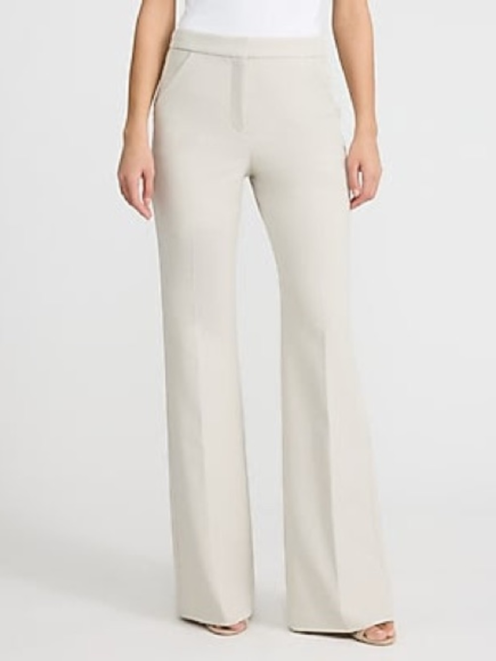 NWT Editor Studio Stretch Twill High Waisted Flare Trouser - size 14